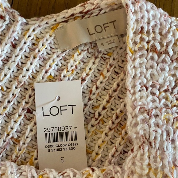 LOFT DOUBLE V SWEATER TANK - Picture 5 of 11